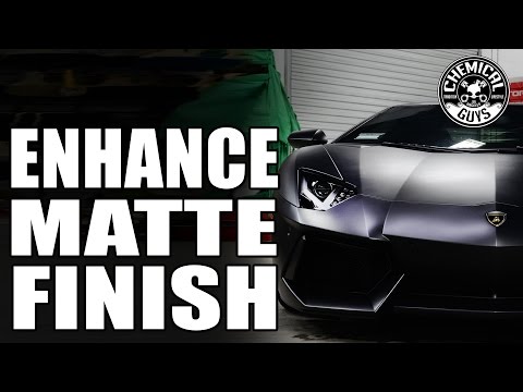 How To Enhance And Protect A Matte Finish - Chemical Guys Meticulous Matte Quick Detailer