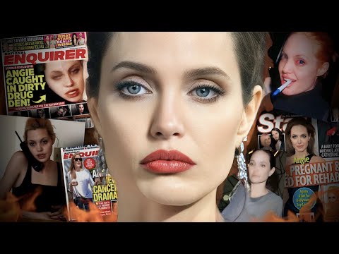 Angelina Jolie's SAD and TRAUMATIC Life (DEATH, ADDICTION, and DEPRESSION)
