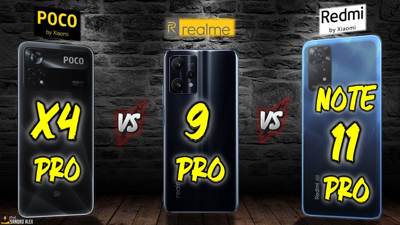 Poco X4 Pro Vs Realme 9 Pro Vs Redmi Note 11 Pro 5G | Comparison