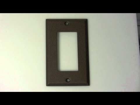 image-What is a single rocker switch plate?