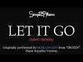 Let It Go - Demi Lovato (Piano Karaoke Version ...