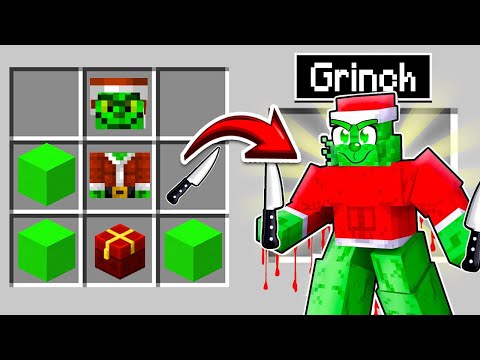 Crafting the Grinch in Minecraft!? 😱