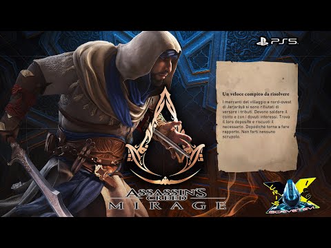 ENIGMA ASSASSIN'S CREED MIRAGE UN VELOCE COMPITO DA SVOLGERE 🎮 PS5 UHD 60f