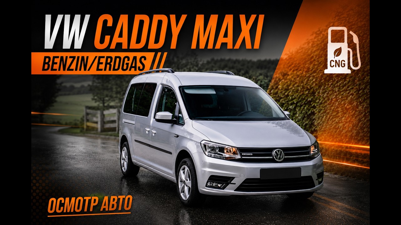 VW Caddy Maxi Erdgas с пробегом 145 тыс. км - семейная экономка!
