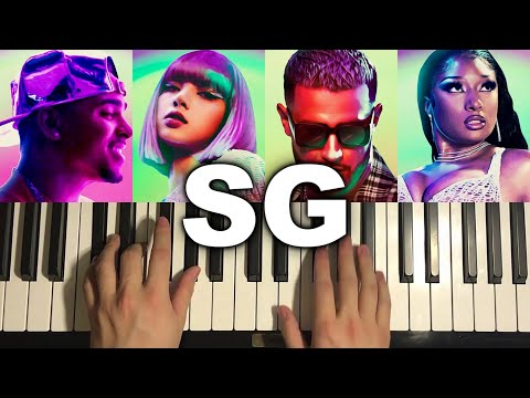 How To Play - DJ Snake - SG (Piano Tutorial Lesson) | Ozuna, Megan Thee Stallion, BLACKPINK Lisa