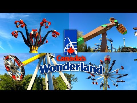 フラットライドTOP10 BEST｜カナダのワンダーランド2018テーマパーク (Top 10 BEST Flat Rides | Canada's Wonderland 2018 Theme Park)