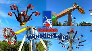 Top 10 BEST Flat Rides | Canada&#39;s Wonderland 2018 Theme Park
