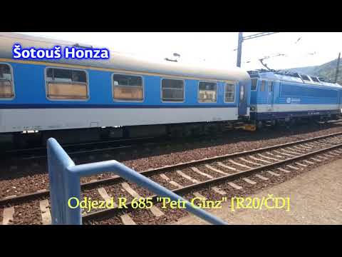 R 685 "Petr Ginz" [R20/ČD] - odjezd | Ústí nad Labem hl.n. | 1.8.2018