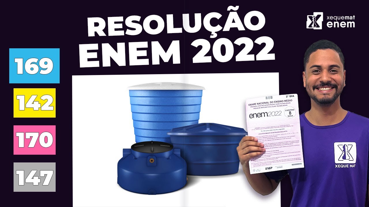 🔘Questão 169 - Caderno Azul | Geometria Espacial | MATEMÁTICA ENEM 2022