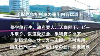どこの遊園地だよ⁈特別列車で埋尽くされた甲府駅  (2010)