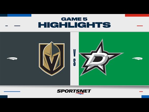 NHL Game 5 Highlights | Golden Knights vs. Stars - May 1, 2024