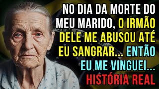 HISTÓRIA REAL DESTA AVÓ 👵💔 NO DIA DA MORTE DO MEU MARIDO, O IRMÃO DELE ME ABUSOU ATÉ EU SANGRAR...