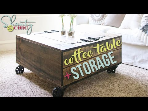 DIY Kaffeetisch - Wohnzimmereinrichtung mit genügend Stauraum