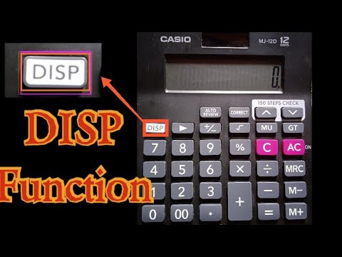 How to Change Comma in Casio Calculator || How to use DISP Function on Calculator🔥🔥 #ca #shorts