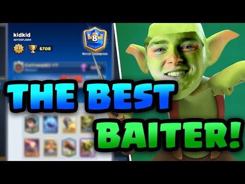 THE BEST LOG BAIT PLAYER IN ALL OF CLASH ROYALE!