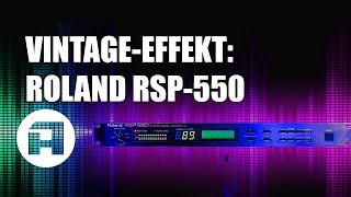 Video thumbnail for Vintage-Effekt: Roland RSP-550 by AMAZONA Music Mag