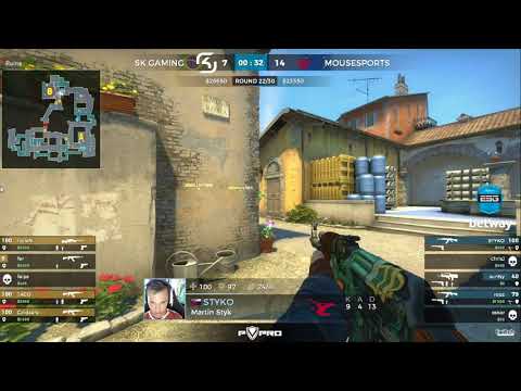coldzera peeks styko SK Gaming vs mousesports - ESG Tour | Mykonos 2017 - Day 1