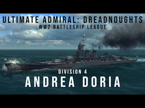 Ultimate Admiral Dreadnoughts - WW2 Battleship League - Andrea Doria Build with @Drachinifel