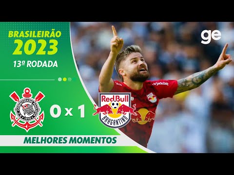 Gols e lances de Corinthians x Red Bull Bragantino