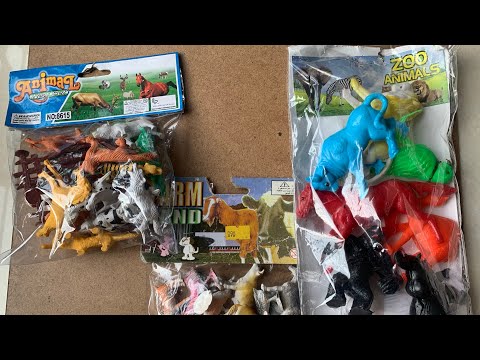 Plastic animals Unboxing order Flipkart | animals toys unboxing | 3 animals toys set |toy collection