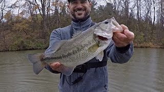 Last Minute Heroics & a FREE Whopper Plopper!!! (Fall Bass Fishing)