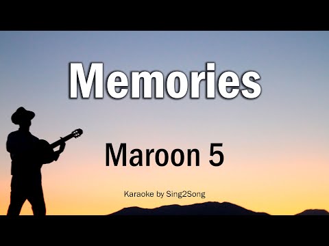 Maroon 5 - Memories (Karaoke Version)