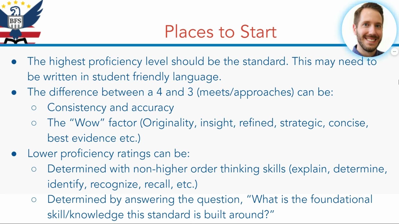 How to Create Standard Based Rubrics