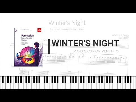 ABRSM G2 Percussion 2020 (C5) Winter's Night (Piano accompaniment)