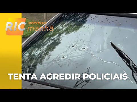 Motorista foge da PM, tenta atropelar e agredir policiais e acaba morto em Campo Magro