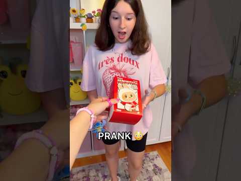 PRANKING MY SISTER with a FAKE LABUBU! 😱😳