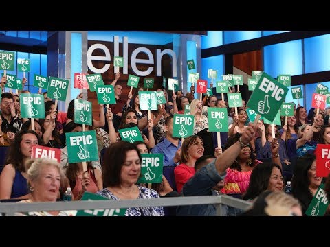 Ellen Plays Epic or Fail: Fall Edition