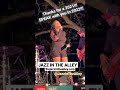 Event Director of Jazz In The Alley thanks When We Speak TV
