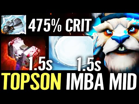 🔥 TOPSON Tusk MID Skull Basher + Assualt — 2x Stun + 475% CRIT Imba 1 PUNCH 1 KILL Dota 2 Pro