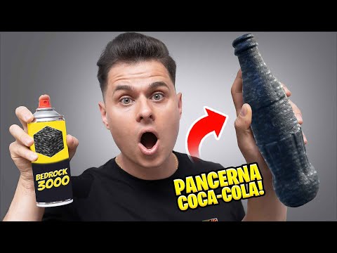 A SPRAY that TURNS everything into BEDROCK! Try destroying it!