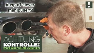 Auspuff CLEVER manipuliert? Verkehrspolizei prüft bei TUNINGTREFFEN! |