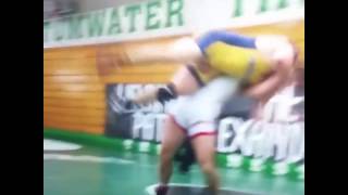 Highschool Wrestling - Crotch Lift with Slam