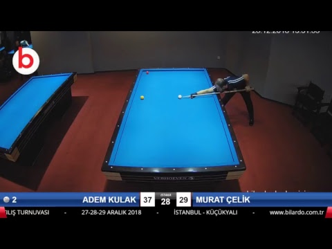 ADEM KULAK & MURAT ÇELİK Bilardo Maçı - BİLARDO AKADEMİSİ - AÇILIŞ TURNUVASI-1/8