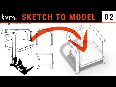 Rhino 3D Introduction for Architects & Designers | Tutorial Part 2