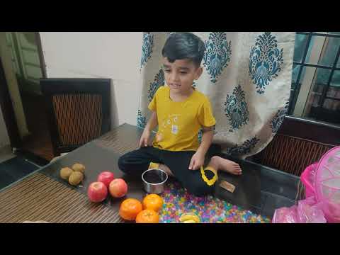 Cute Boy Umair Selling Fruits🍓🍒🍎🍉🍌🥝#kidsactivities #fruits #umair #brotherslove