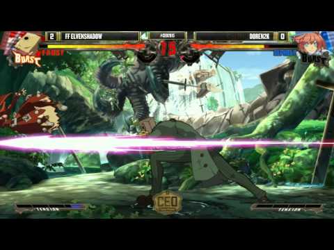 CEO 2015 - GGXRD - Losers Final - FF ElvenShadow (Faust) vs Doren2k (Elphelt)