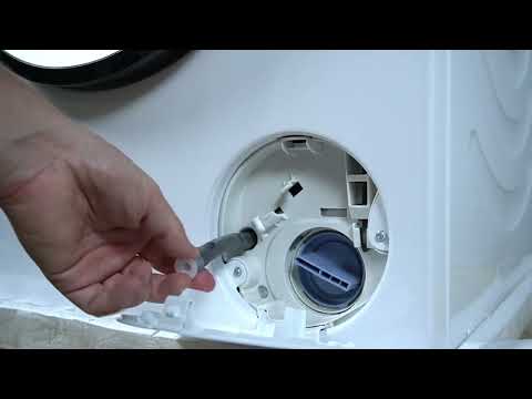 Bosch Washing Machine Serie 4 - How to Open Emergency Drain Hose? | Manage Emergency Water Drainage