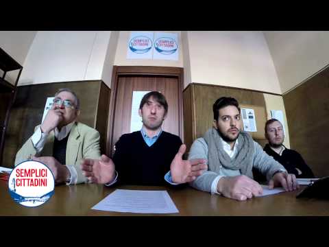 Semplici Cittadini - Cambiamo la politica - Conferenza stampa del 8 Aprile 2015