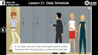 English Listening for Beginners: Lesson 21 - Daily Schedule