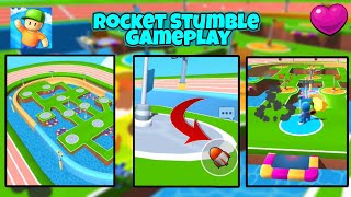 Stumble guys rocket rumble gameplay