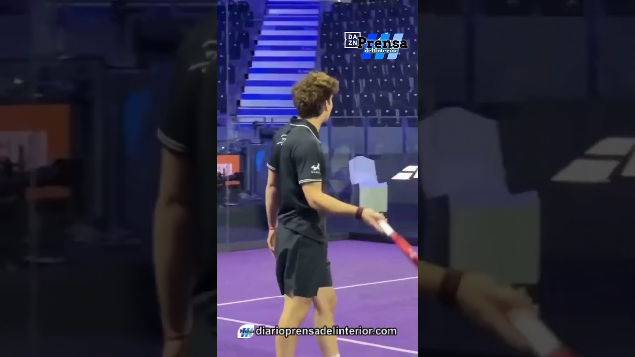 FRANCO COLAPINTO JUGÓ AL PÁDEL CON SU COMPAÑERO DE ALPINE, PIERRE GASLY