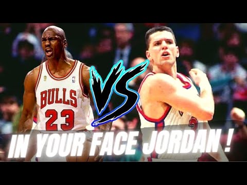 1 ON 1 | Drazen Petrovic (20 pts) VS Michael Jordan (30 pts) | + DRAZEN's: IN YOUR FACE JORDAN!