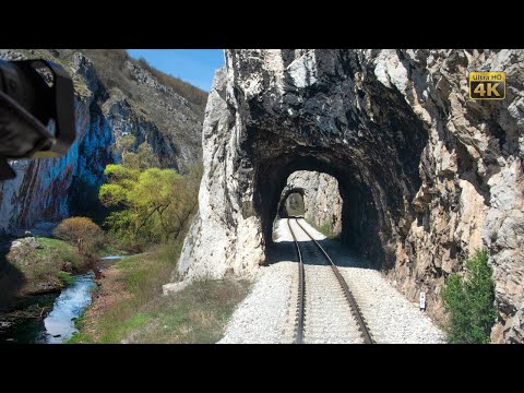 4K CABVIEW Niš - Zaječar (Through the Svrljiška Klisura gorge)