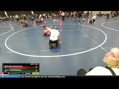 122 Lbs Cons. Round 2 - Lily Steigerwald, MO Vs Kaylan Hitchcock, KS Cd5f