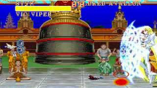 Fire Leo-3 Styx (player 1) and Vic Viper (player 2) vs Mildred Avalon (Archangel form)