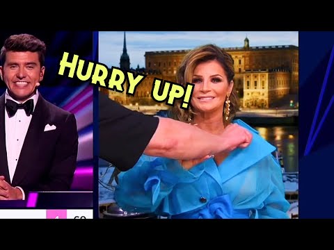 Carola from Sweden acts weird in Eurovision 2021 (Re-upload)